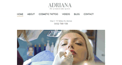 Desktop Screenshot of adrianabeauty.com.au
